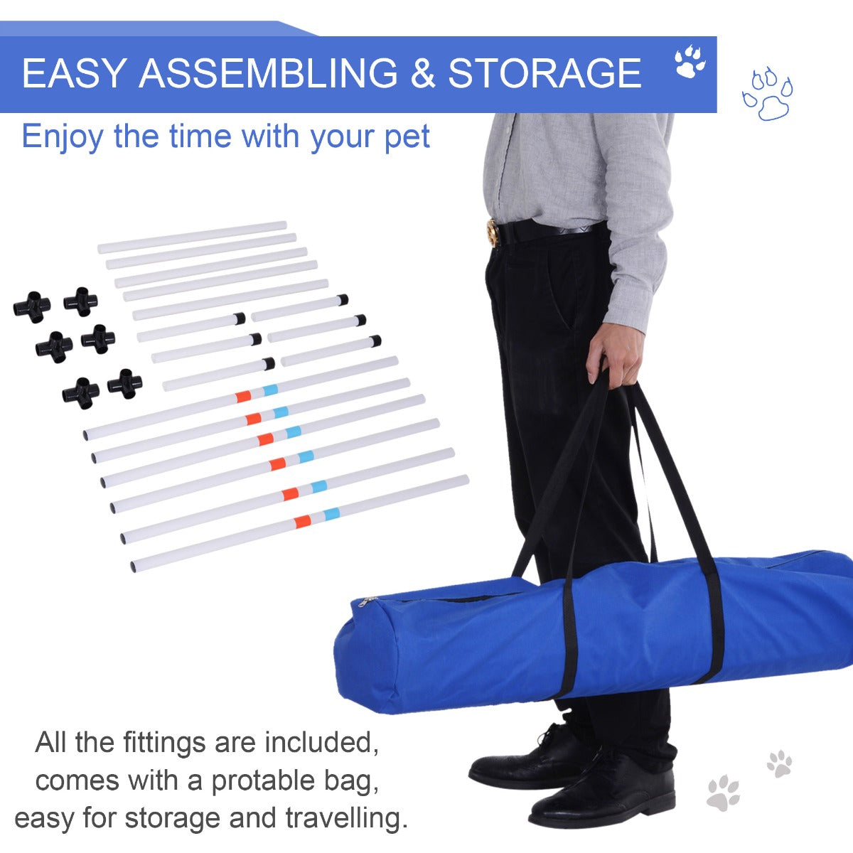 Portable Dog Obstacle Set