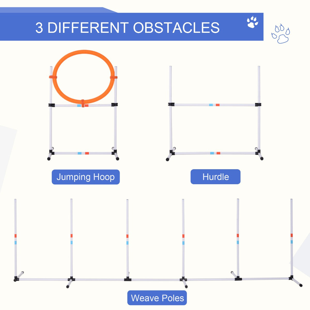 Portable Dog Obstacle Set