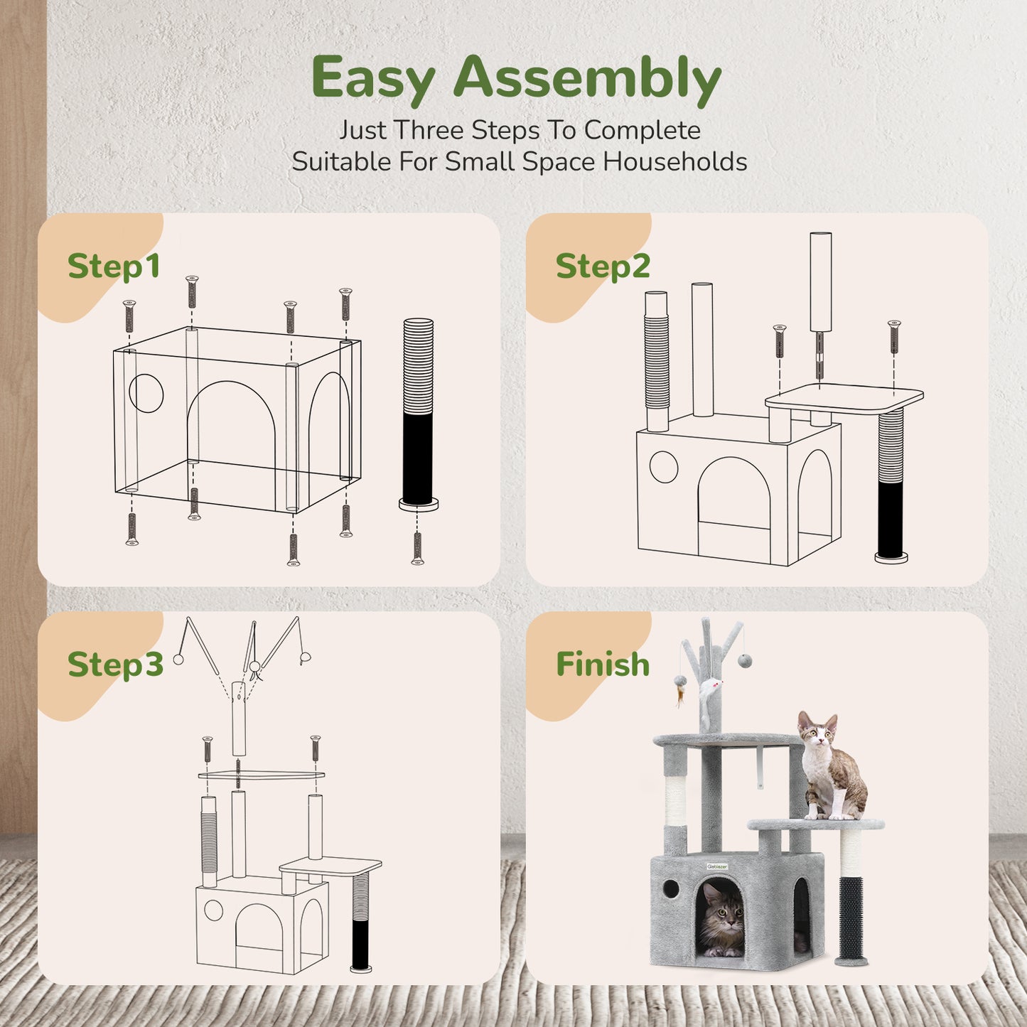 *44 Inch* Cat Climbing Frame